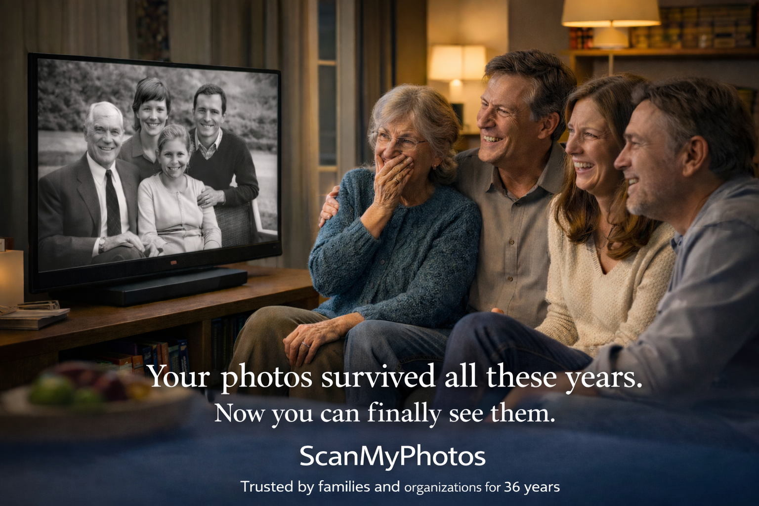 Rescue your old photos. Get them digitized to save and share. 