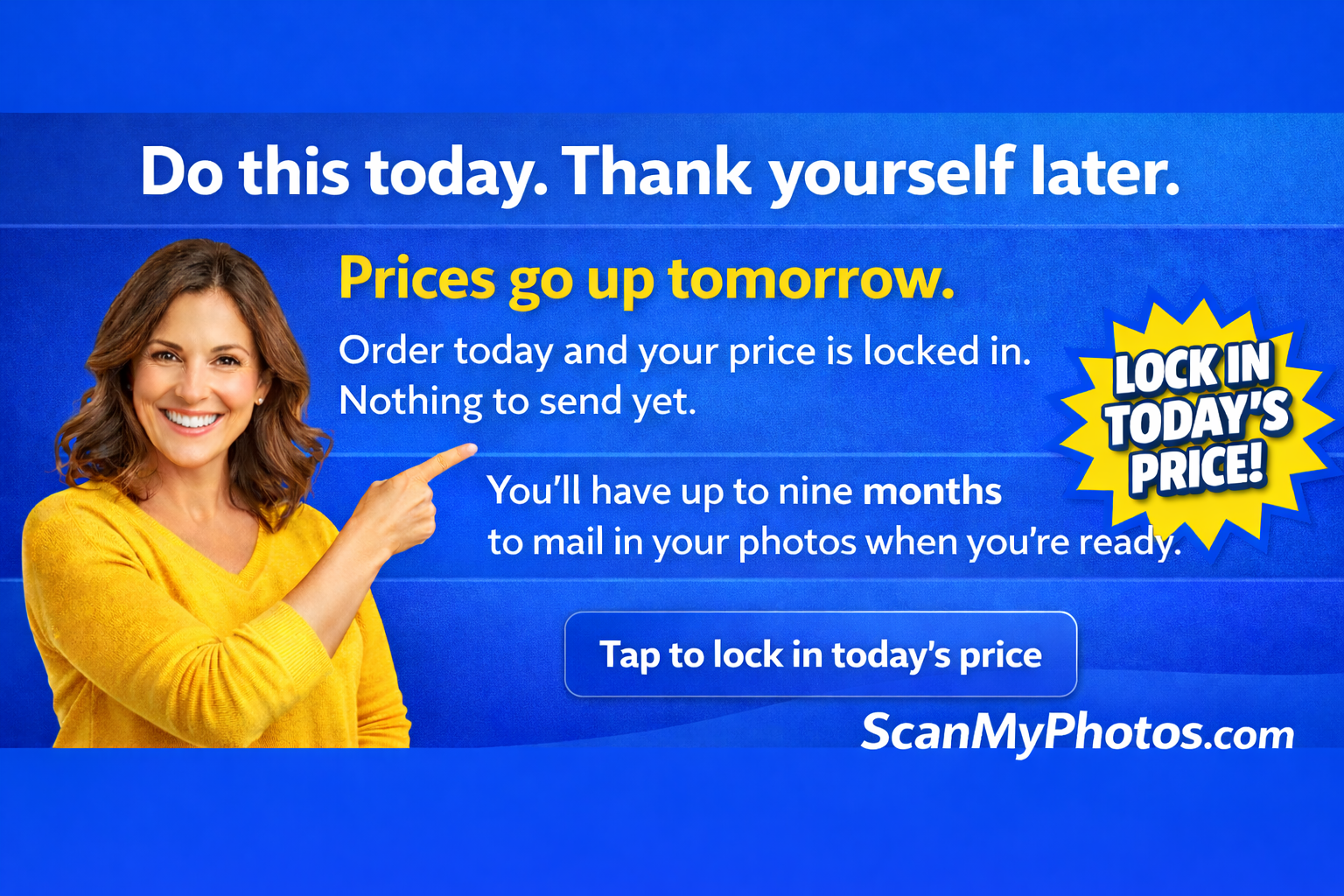 save now before the price increase.