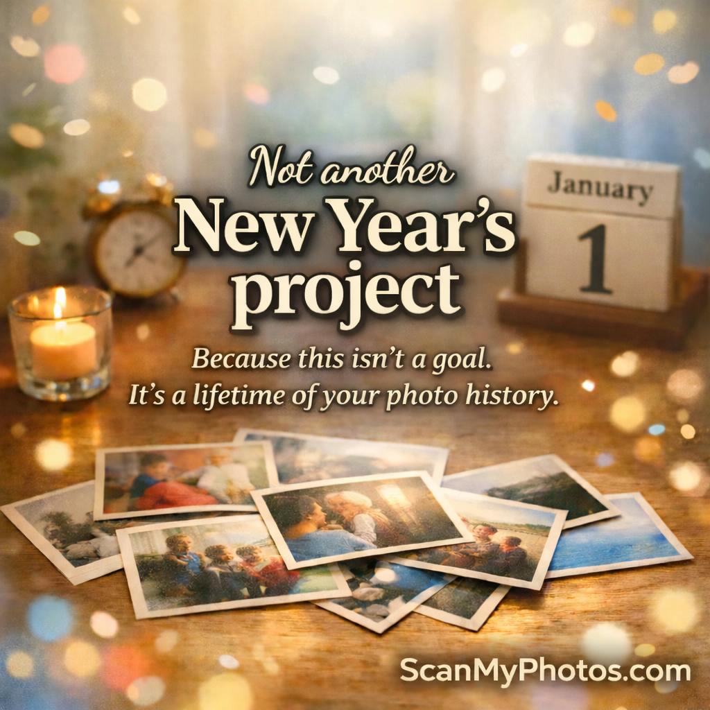 Start the new year by digitizing your old photos