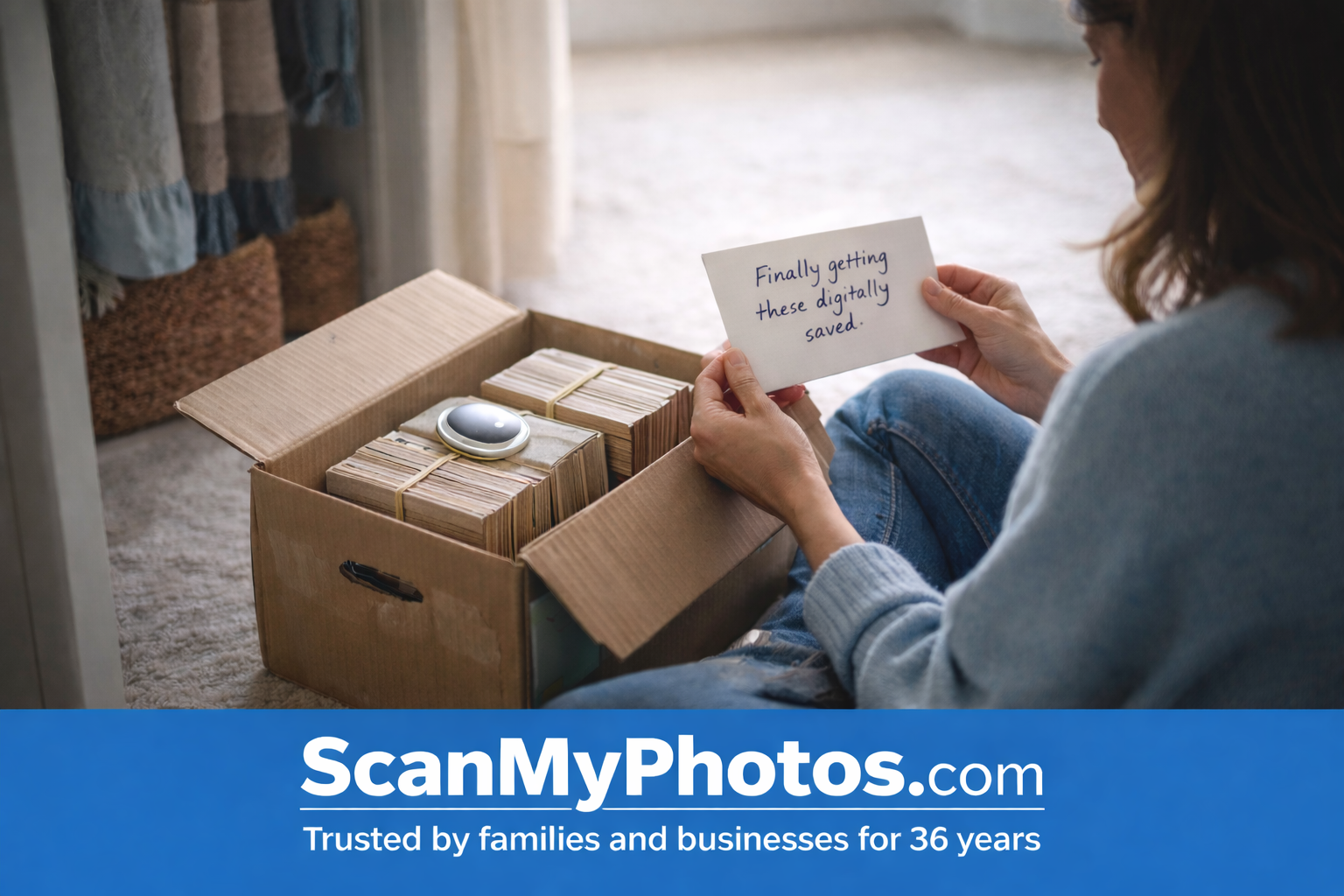 Kiplinger story on best ways to host a family reunion and scan photos.