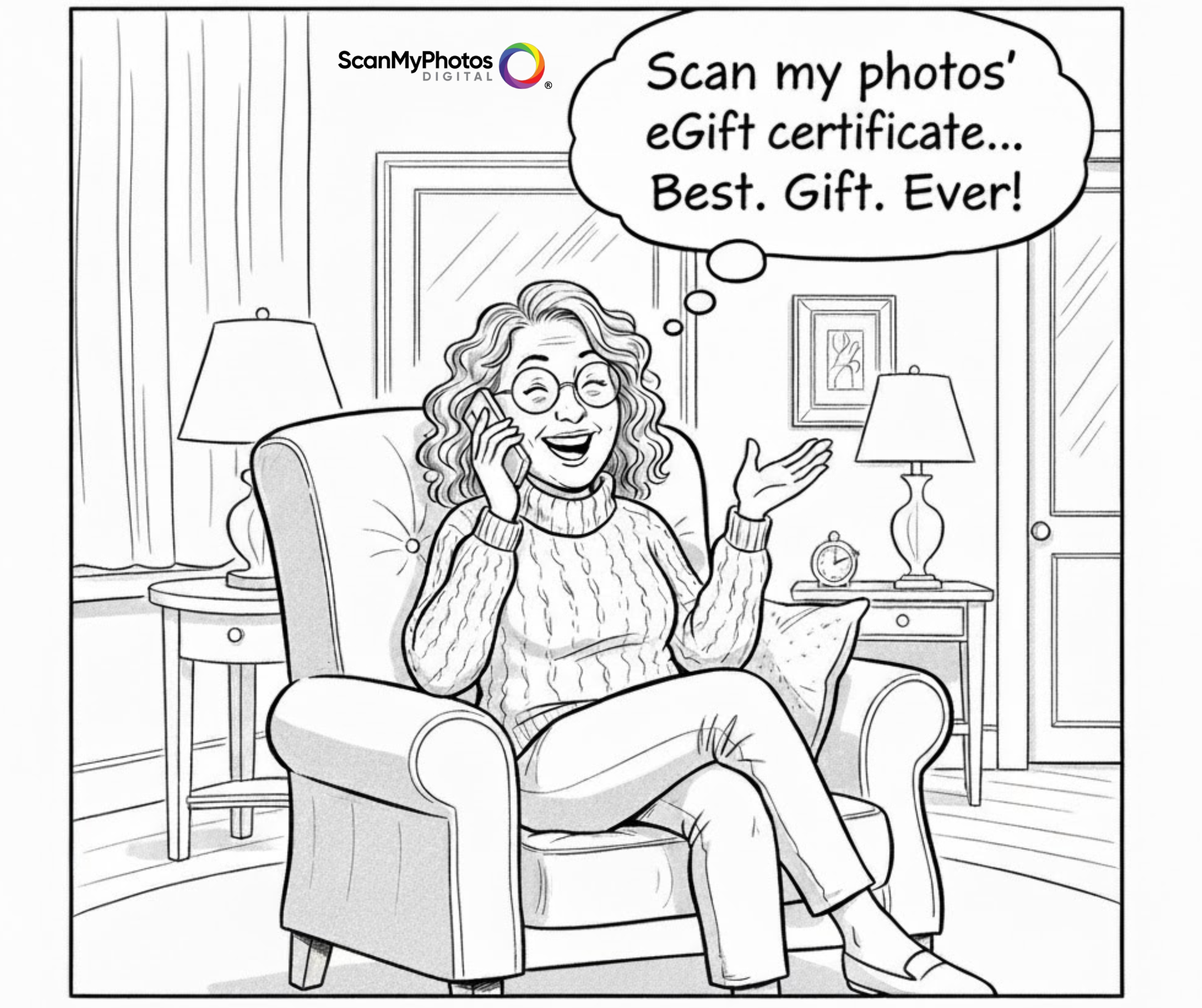What is the best holiday gift ever? eGift certificates from ScanMyPhotos