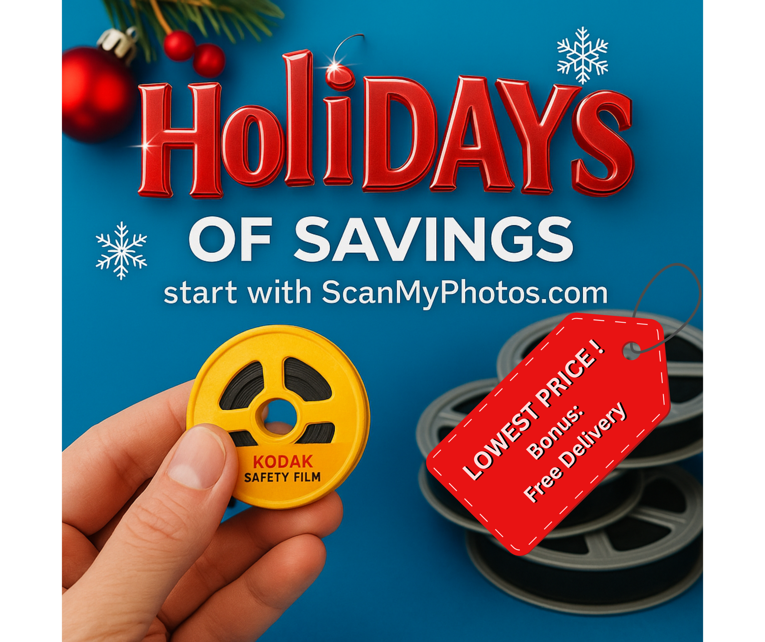 get 8mm home movie film digitized + free S/H.