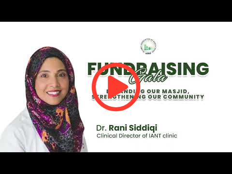 Invitation from Dr. Rani Siddiqi, Clinical Director of IANT Clinic