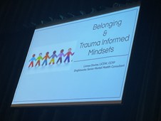 Belonging and Trauma Informed Mindsets slide.