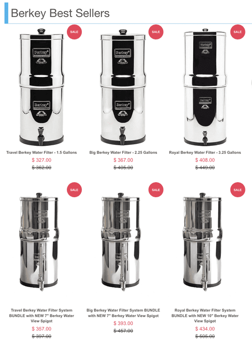 Berkey Water Filters