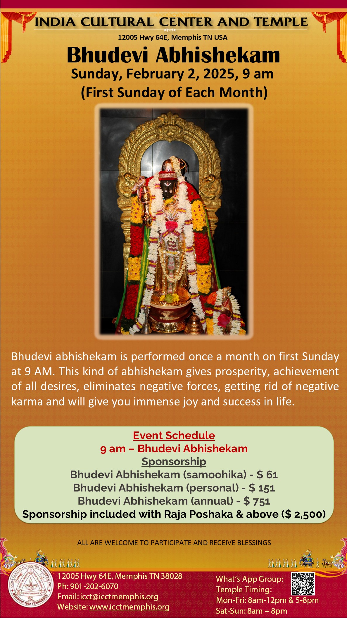 Bhudevi Abhishekam