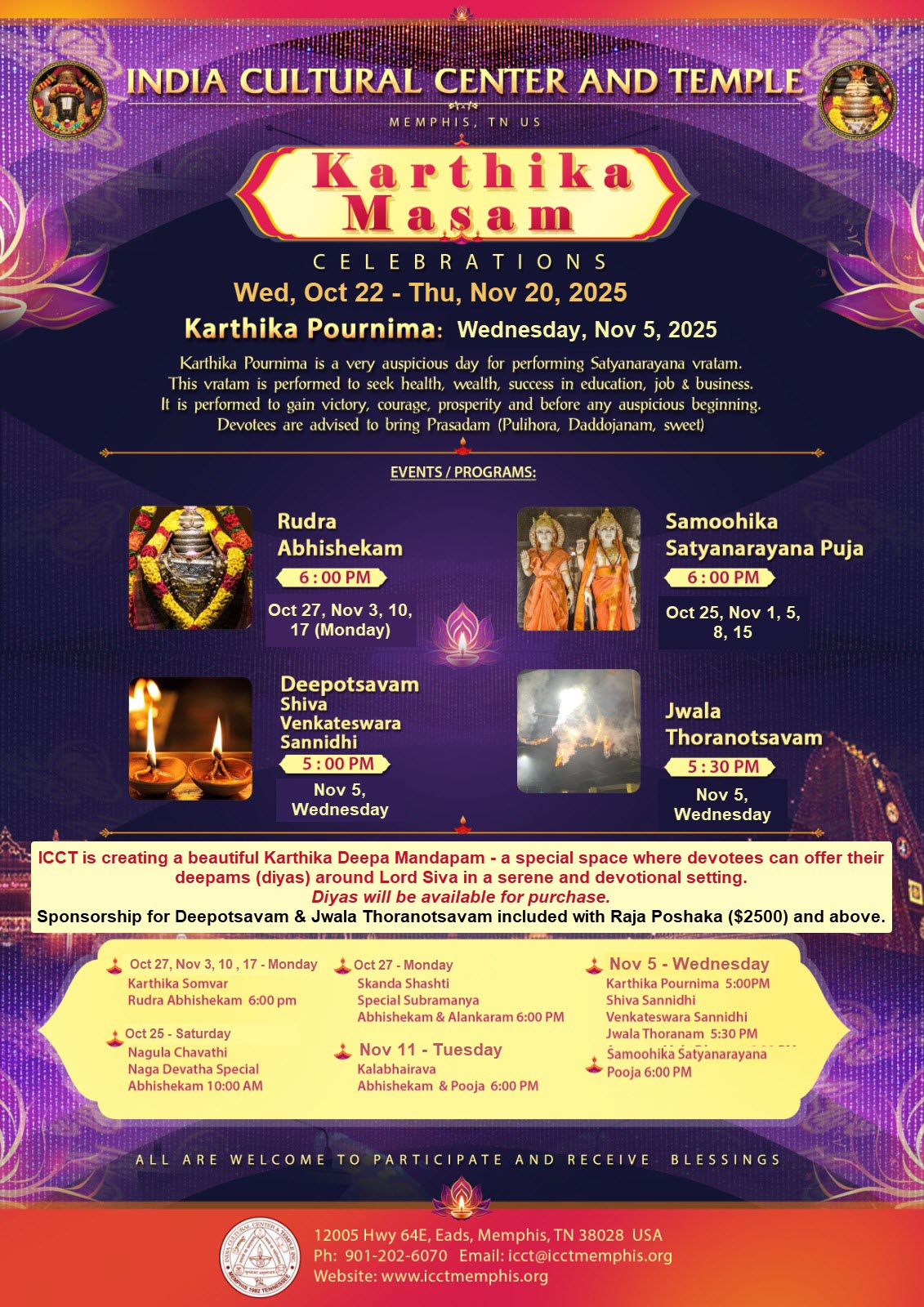 Karthika Pournami Celebrations