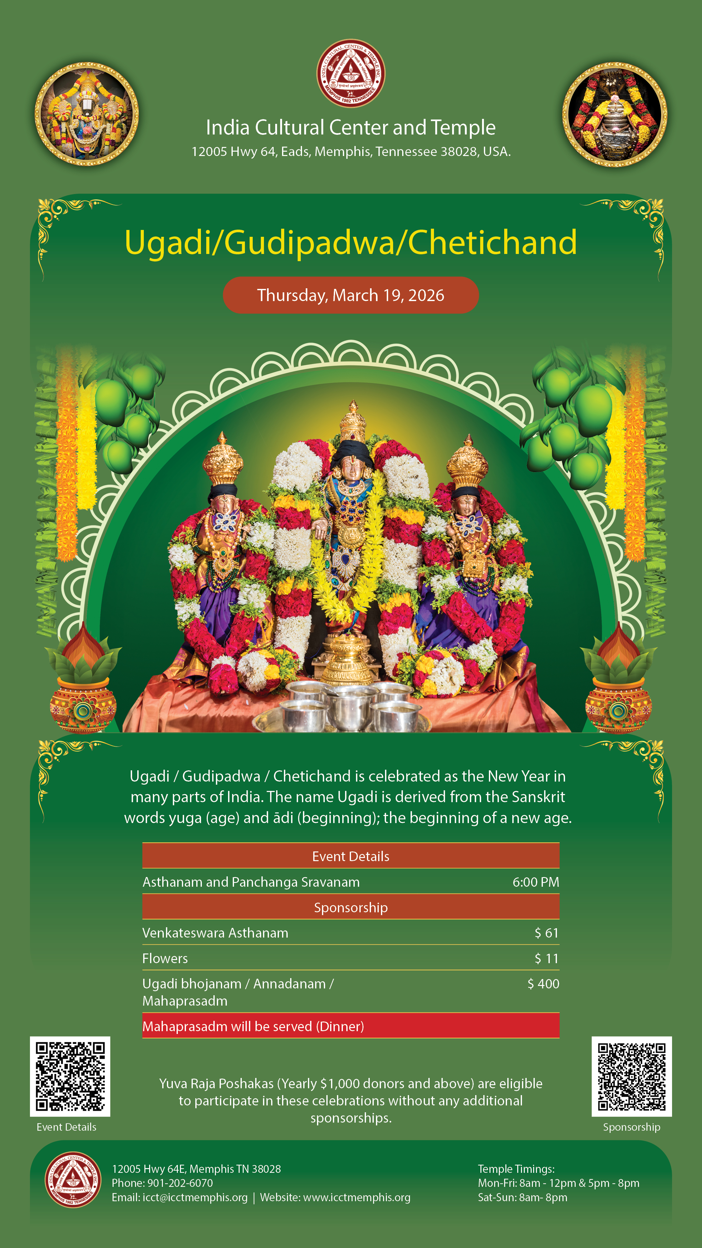 Ugadi, Gudipadwa, Chetichand