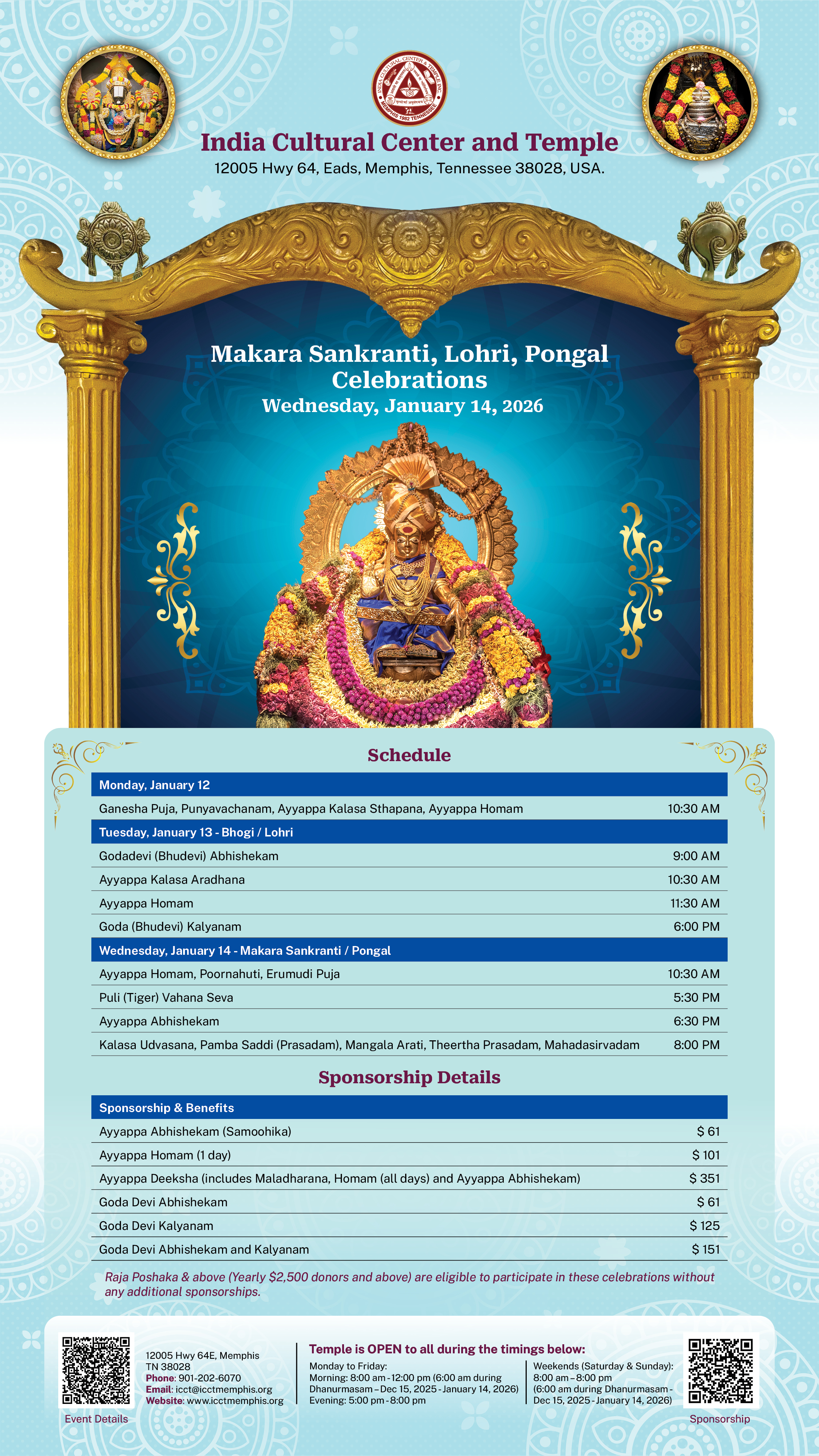 Ayyappa Mandala and Makaravilakku Mahotsavam - Vrischika Sankramanam