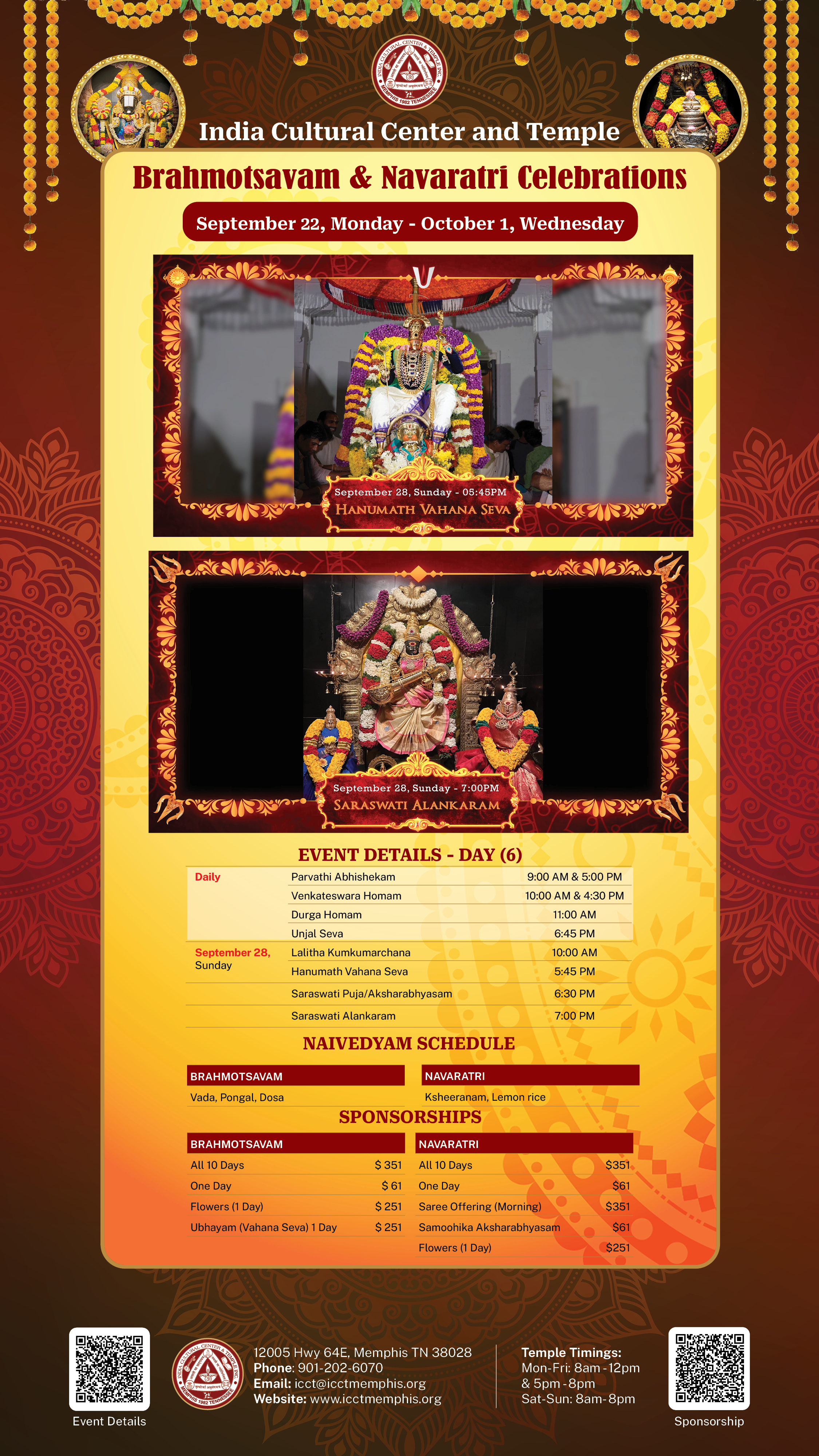 Brahmotsavam Navratri Celebrations