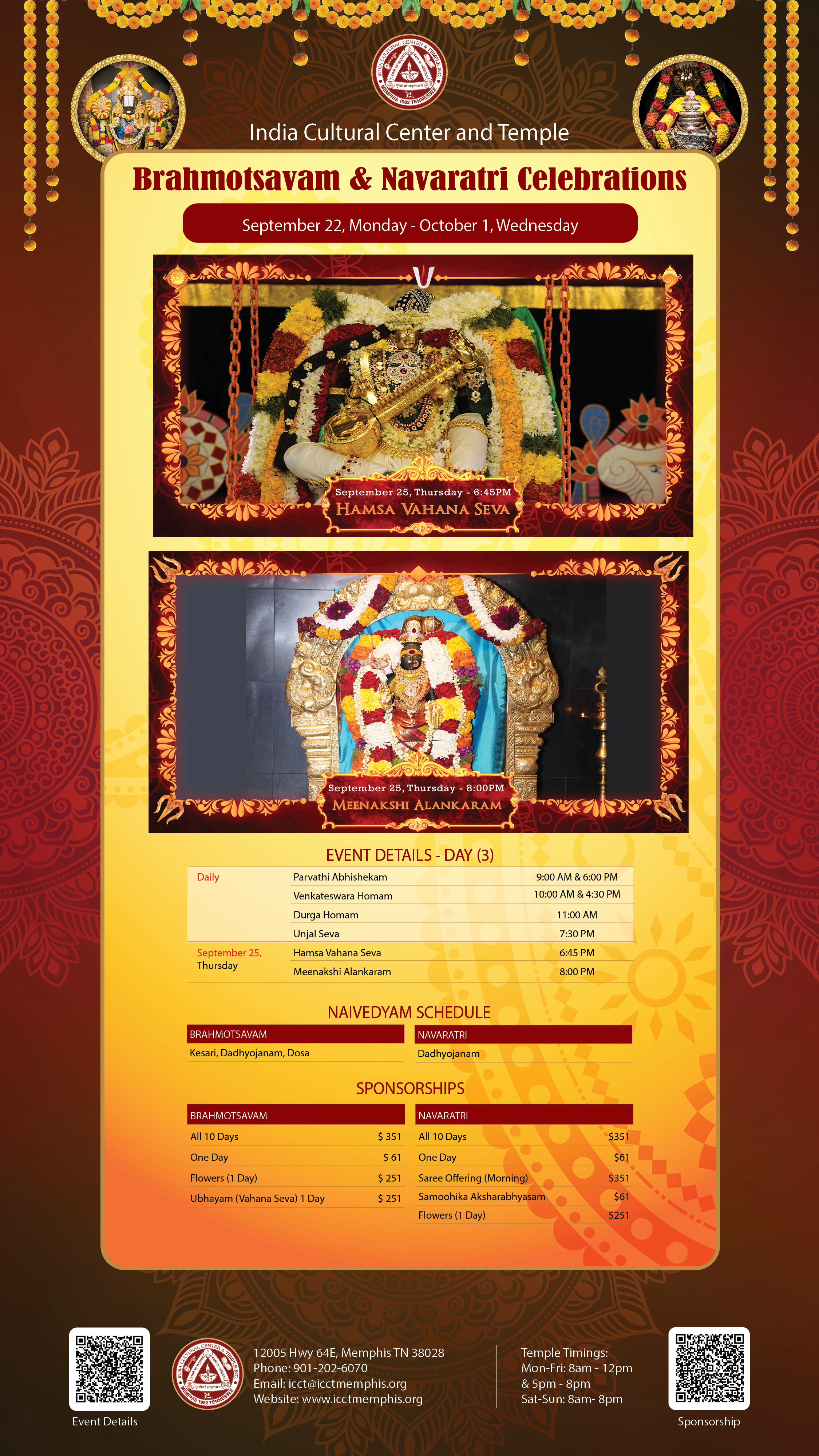 Brahmotsavam Navratri Celebrations