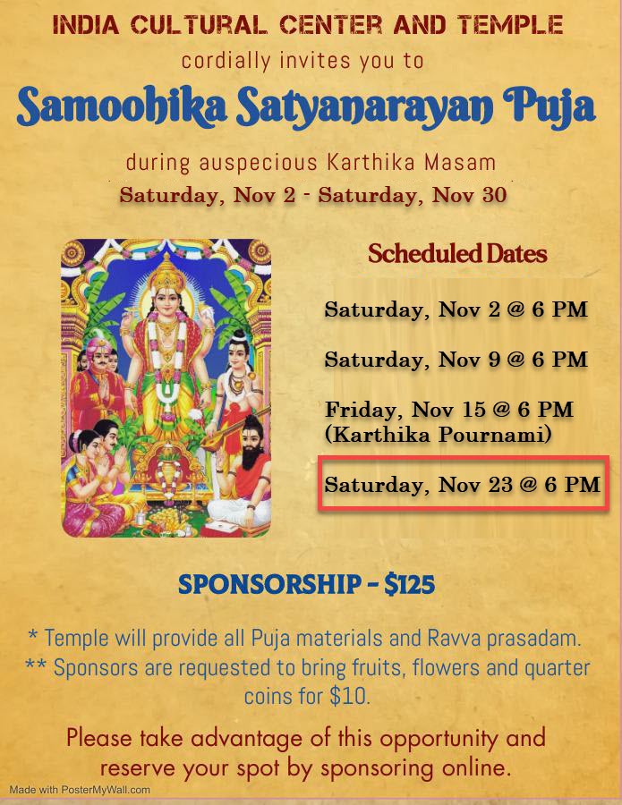 Samoohika Satyanarayana Puja