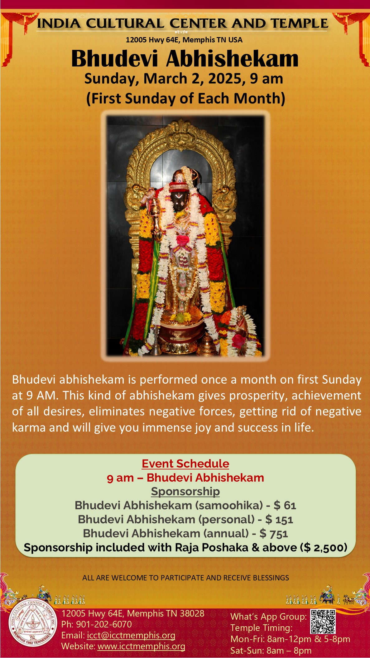 Bhudevi Abhishekam