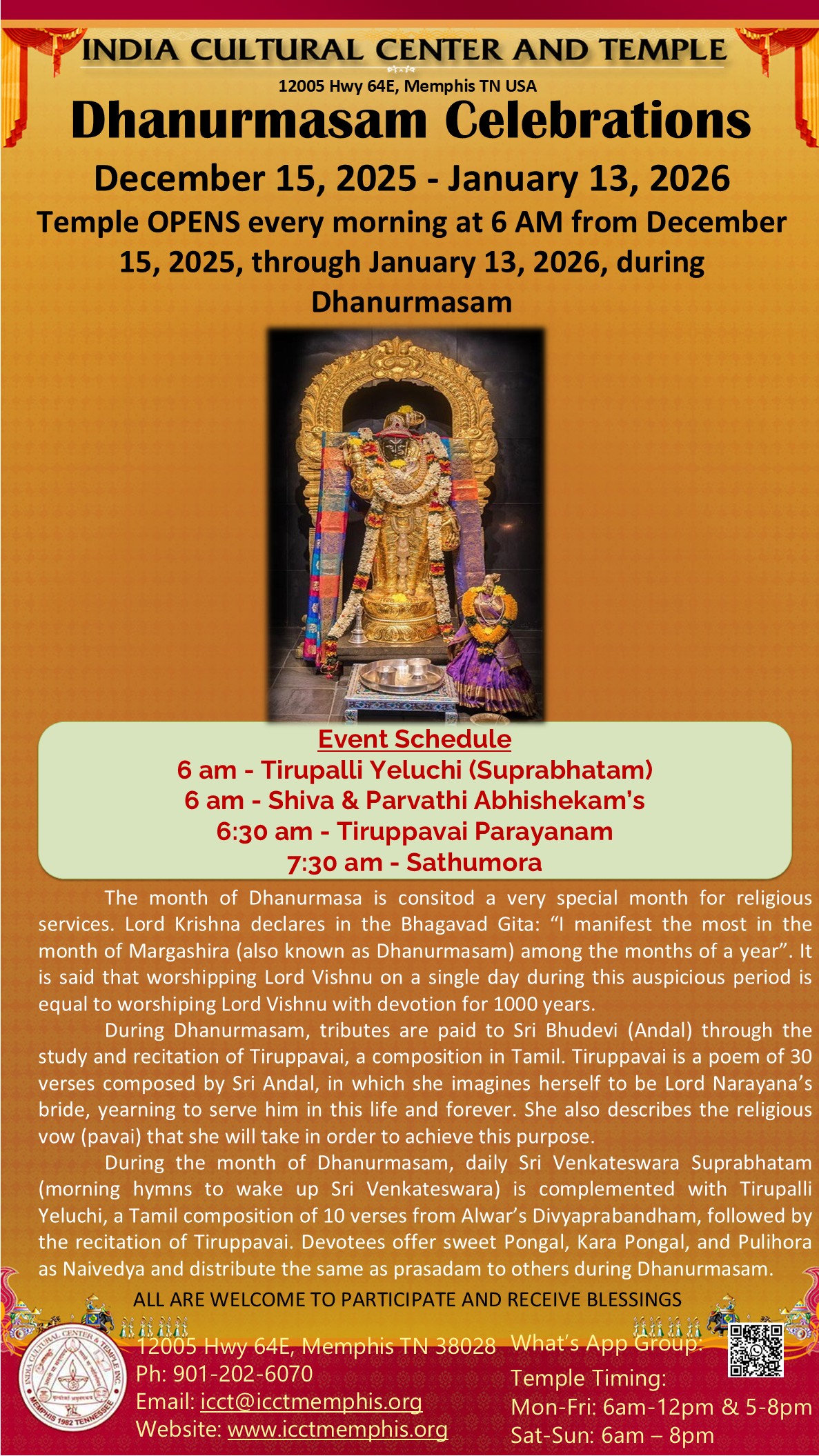 Dhanurmasam Celebrations