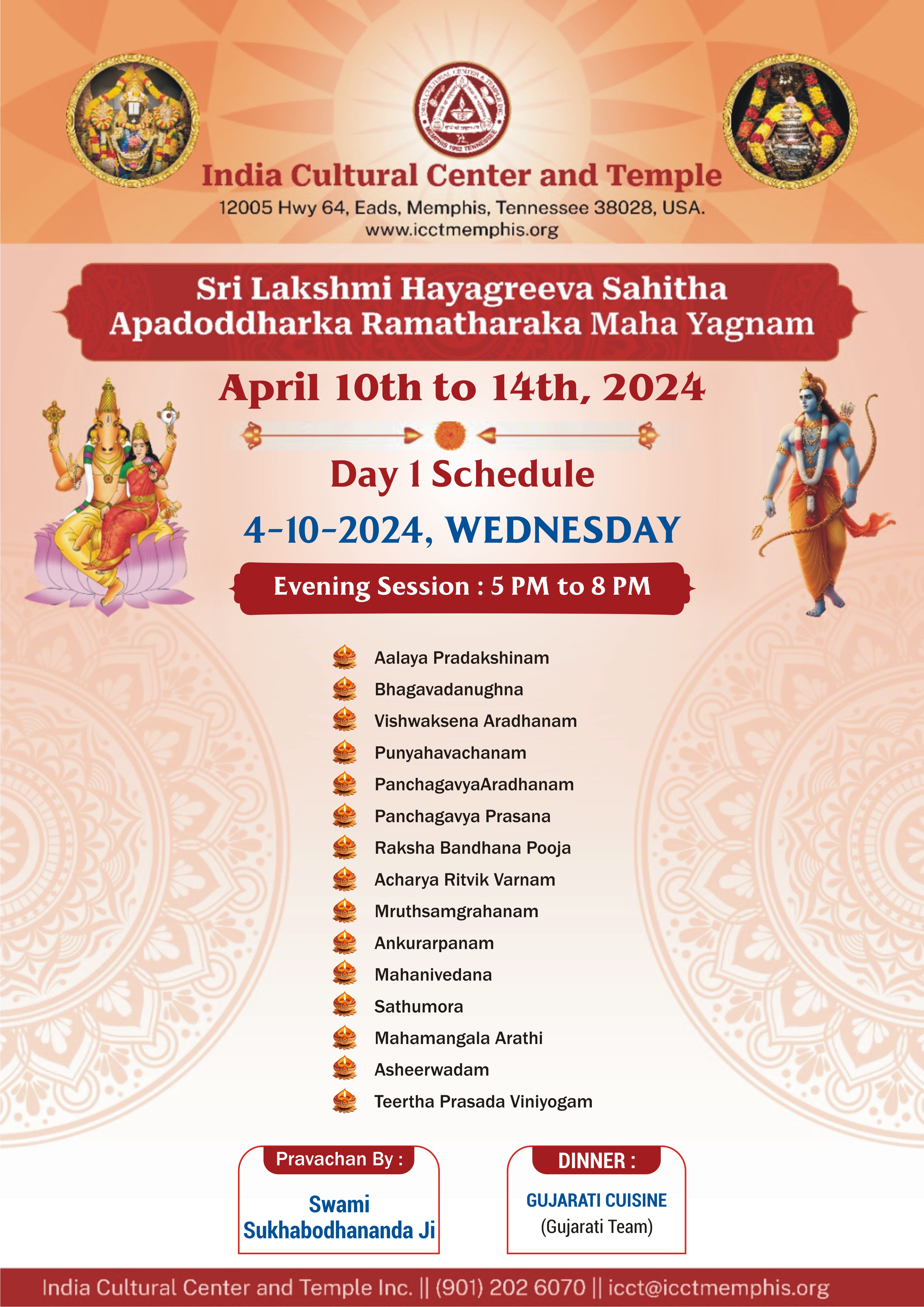 Sri Lakshmi Hayagreeva Sahitha Apadoddharka Ramatharaka Maha Yagnam 2024