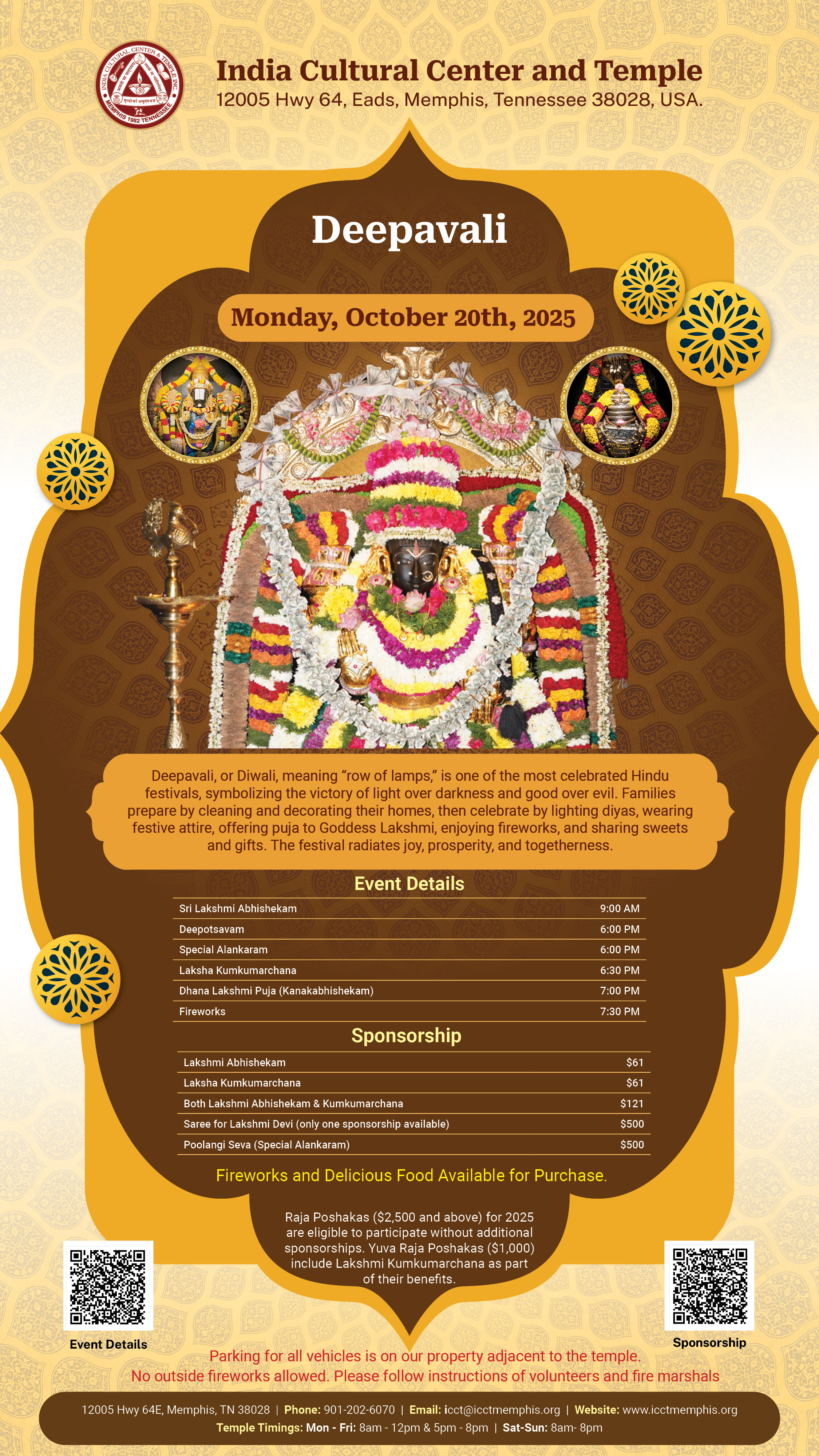 Deepavali / Diwali Celebrations