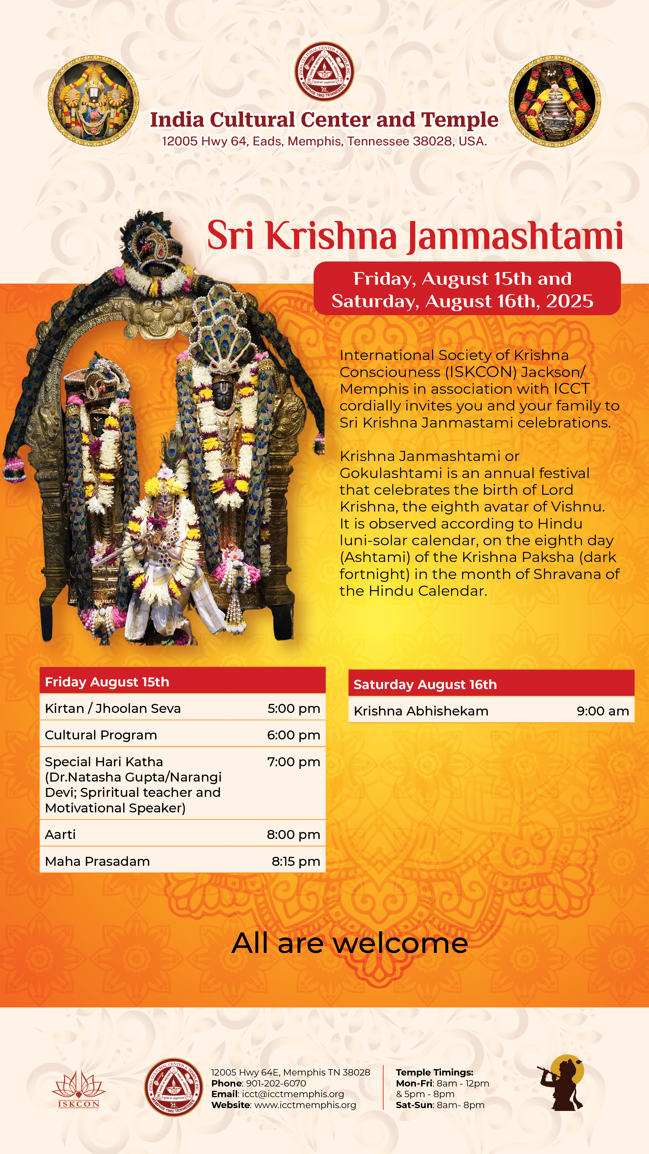 Sri Venkateswara Sahasra Kalasa Abhishekam & Guru Purnima Celebrations