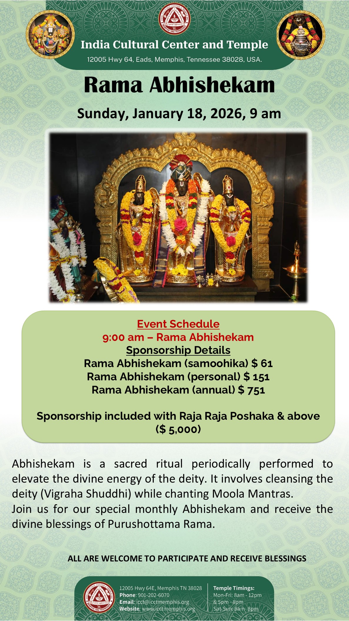Rama Abhishekam