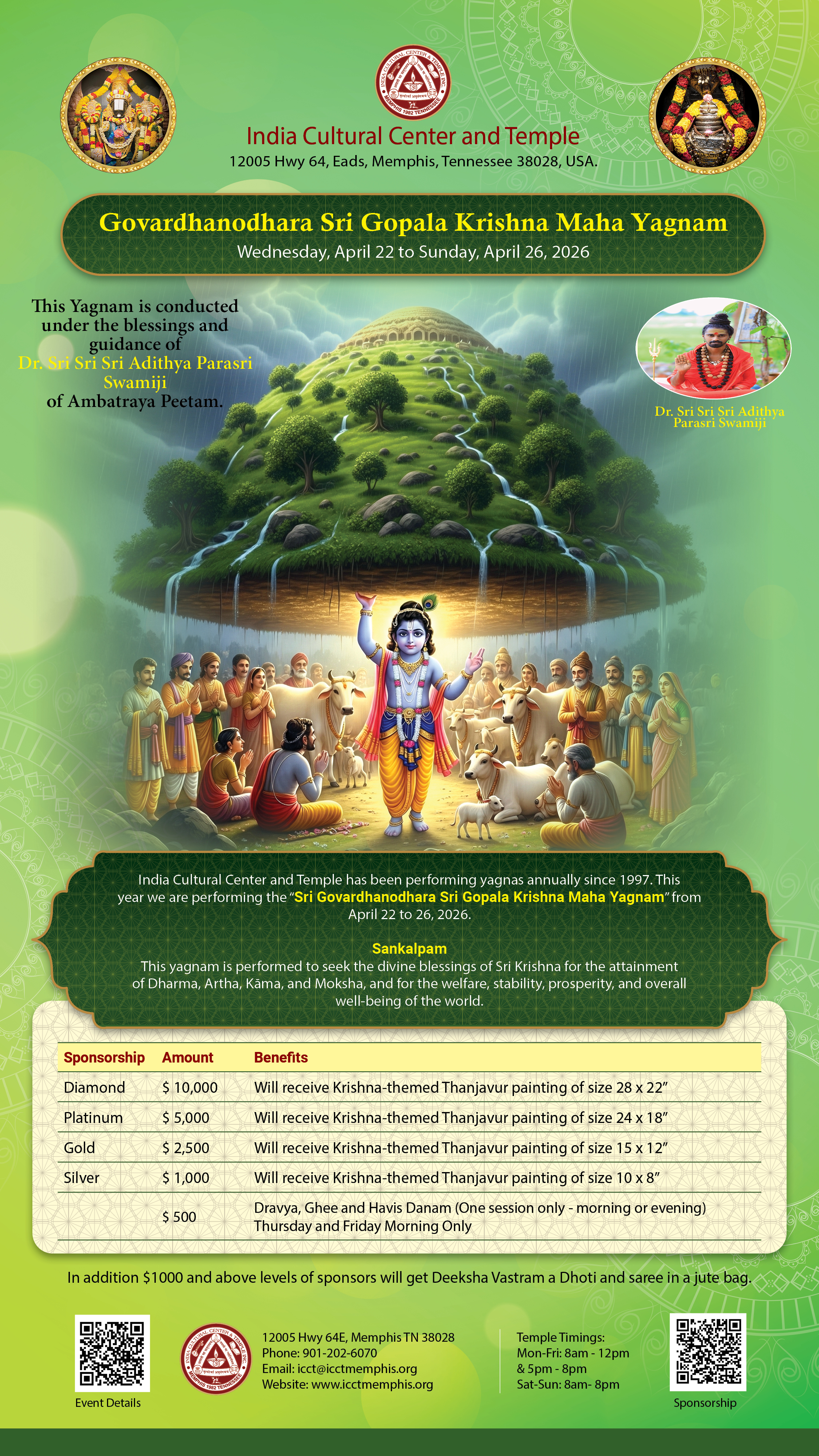 Govardhanodhara Sri Gopala Krishna Maha Yagnam