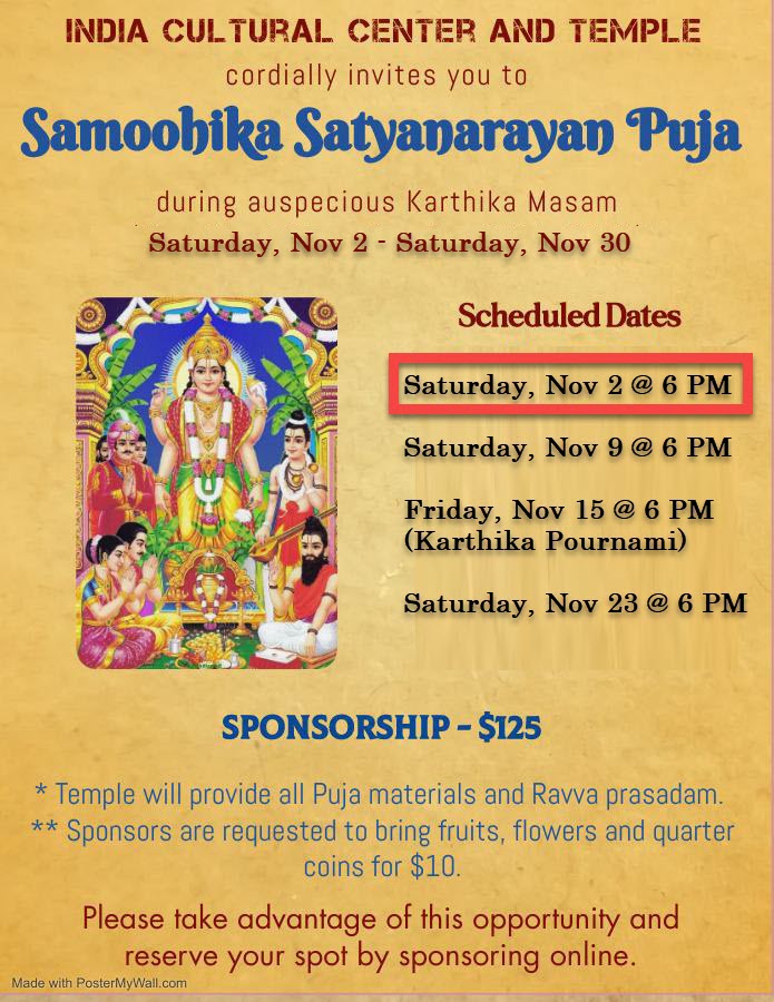 Samoohika Satyanarayana Puja