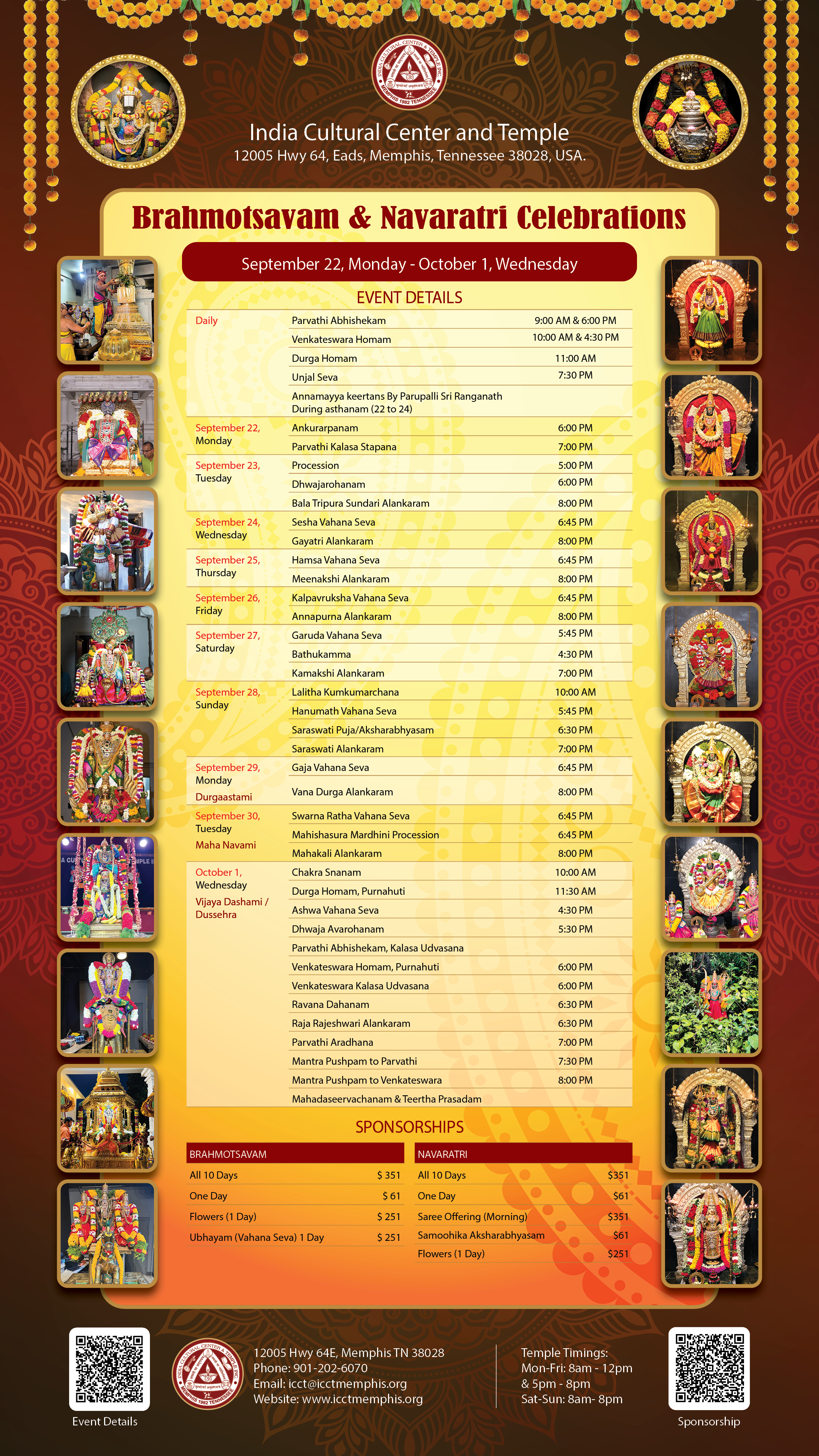 Brahmotsavam Navratri Celebrations 