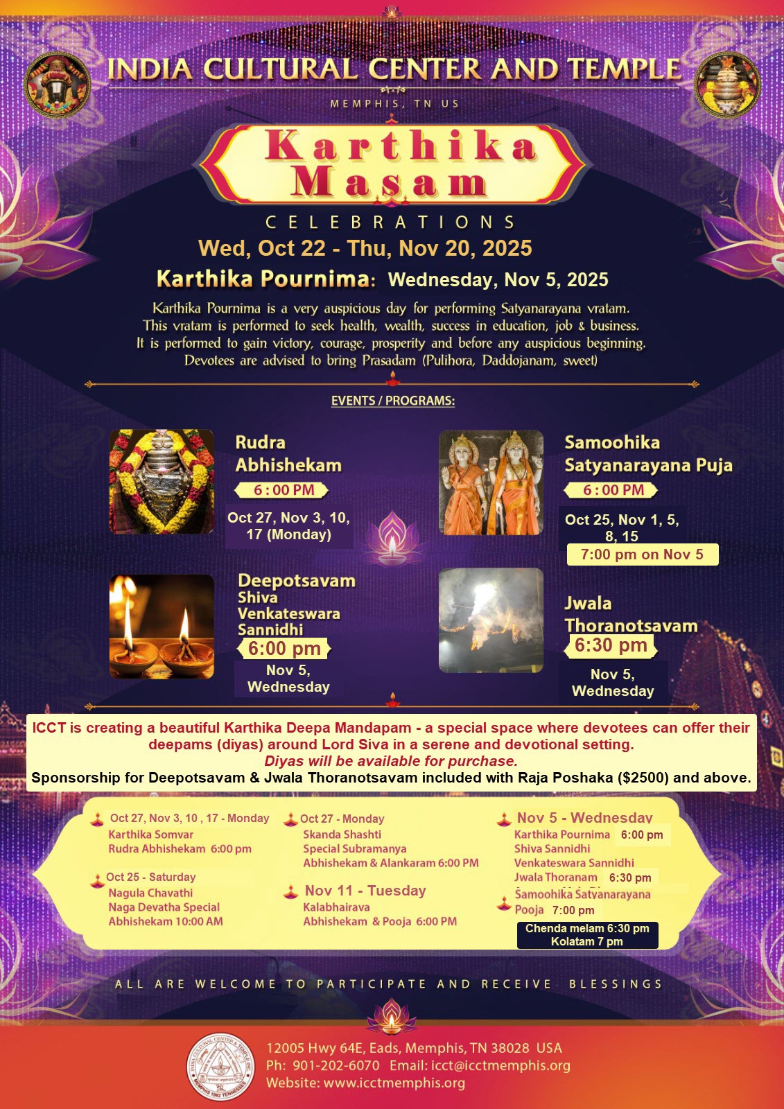 Karthika Pournami Celebrations