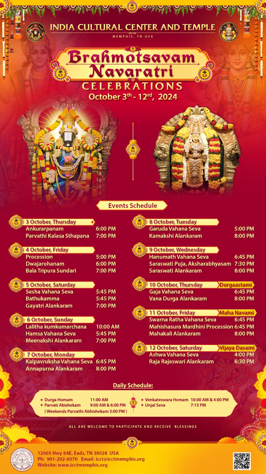 Brahmotsavam Navratri Celebrations 