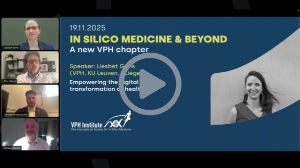 In Silico Medicine & Beyond: A New VPH Chapter - Webinar