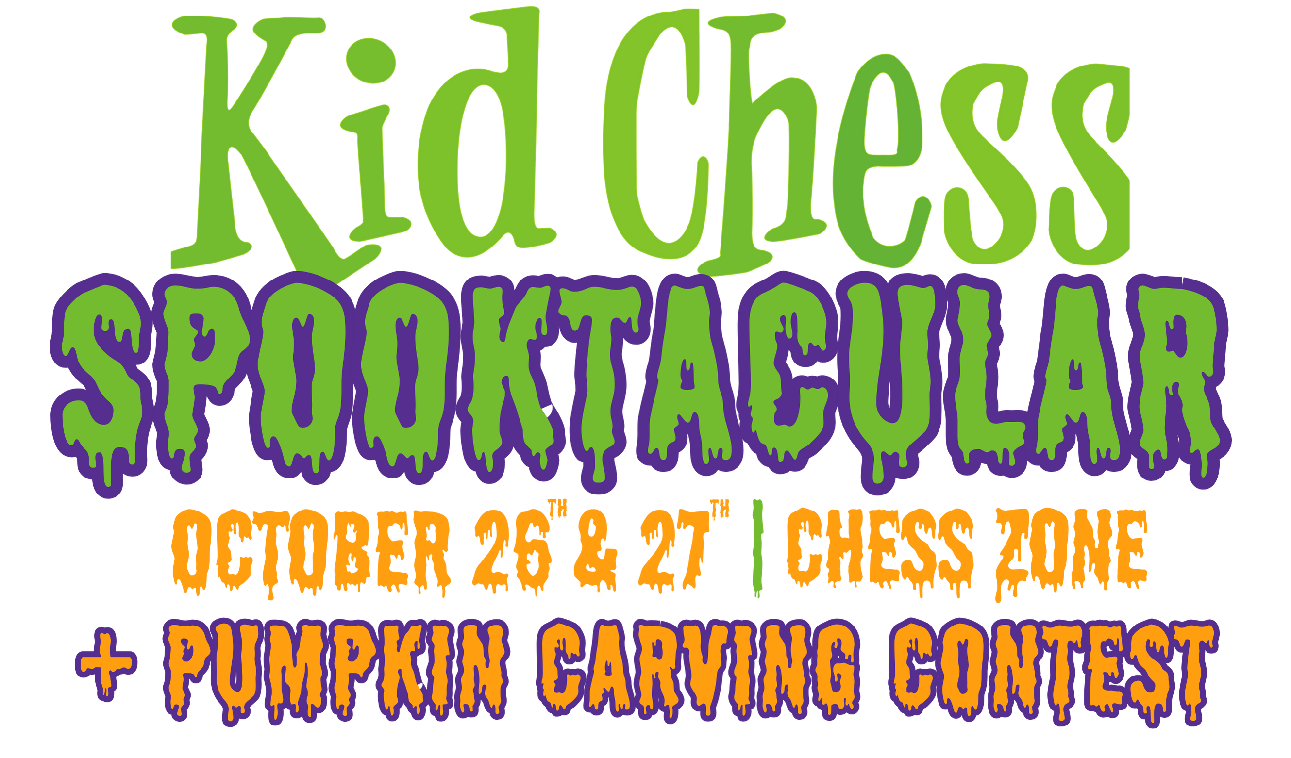 Kid Chess Spooktacular October 26 & 27 at Chess Zone