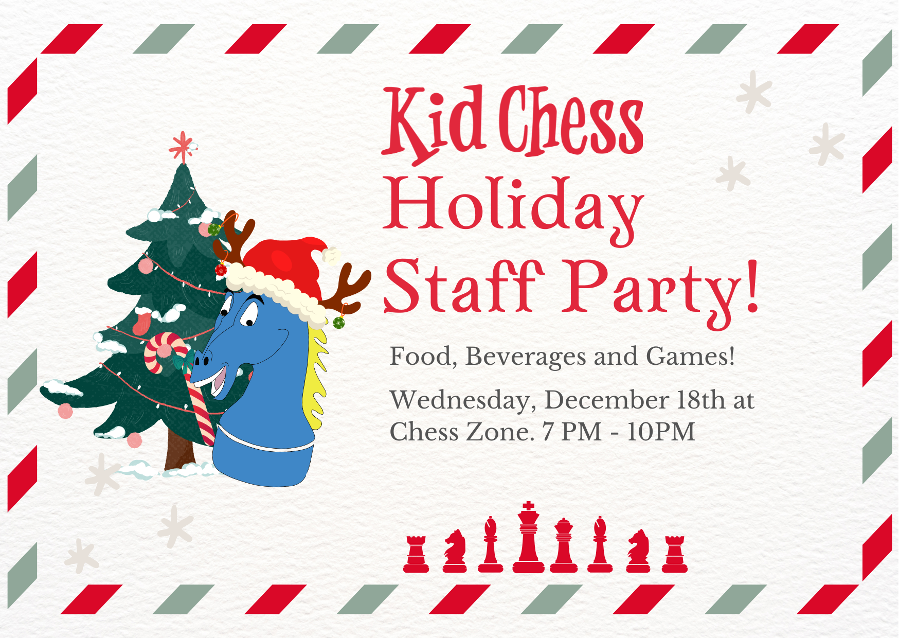 Kid Chess Holiday Staff Party