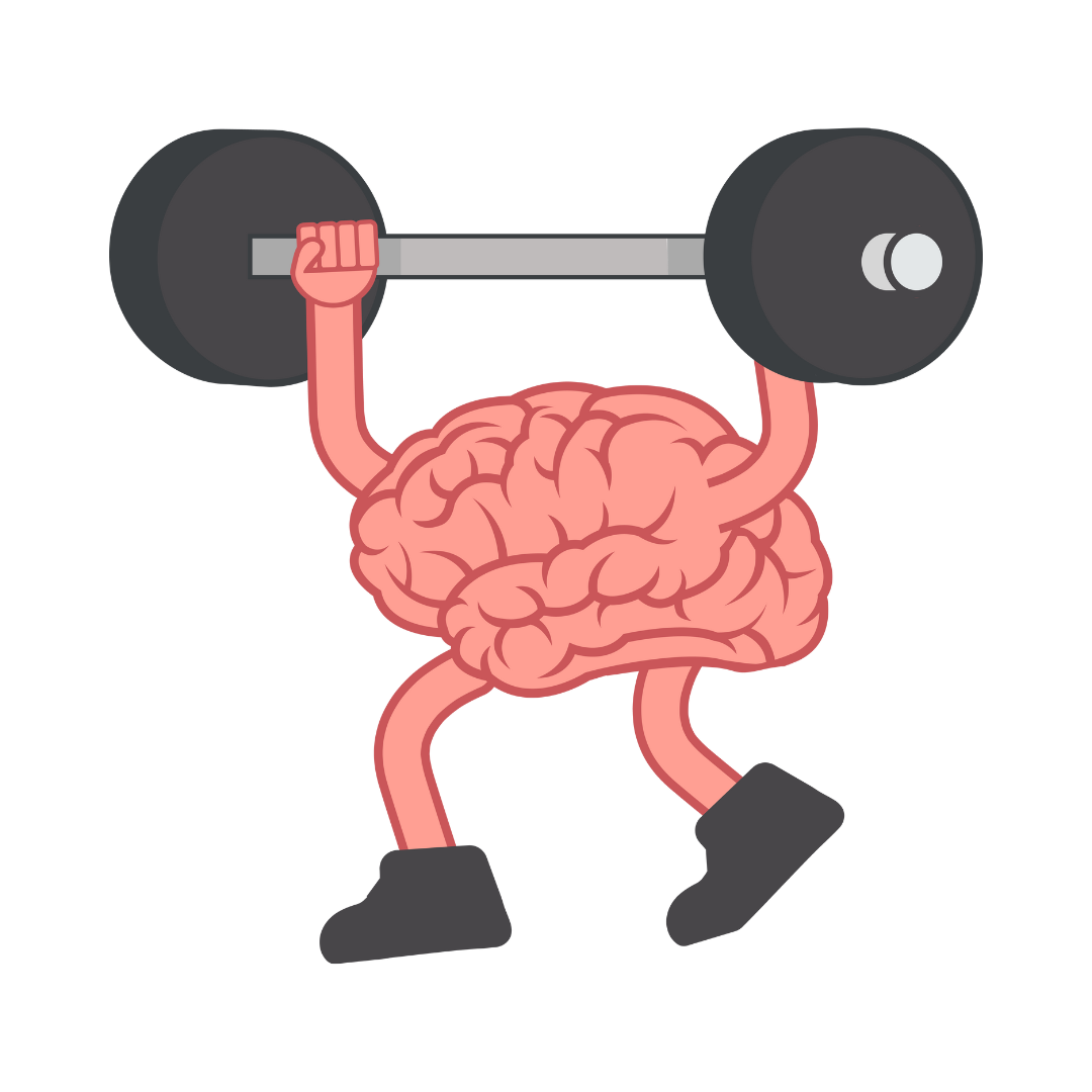 Brain lifting weights