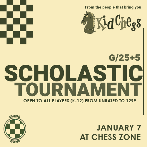 The Chess Zone January Scholastic Championship