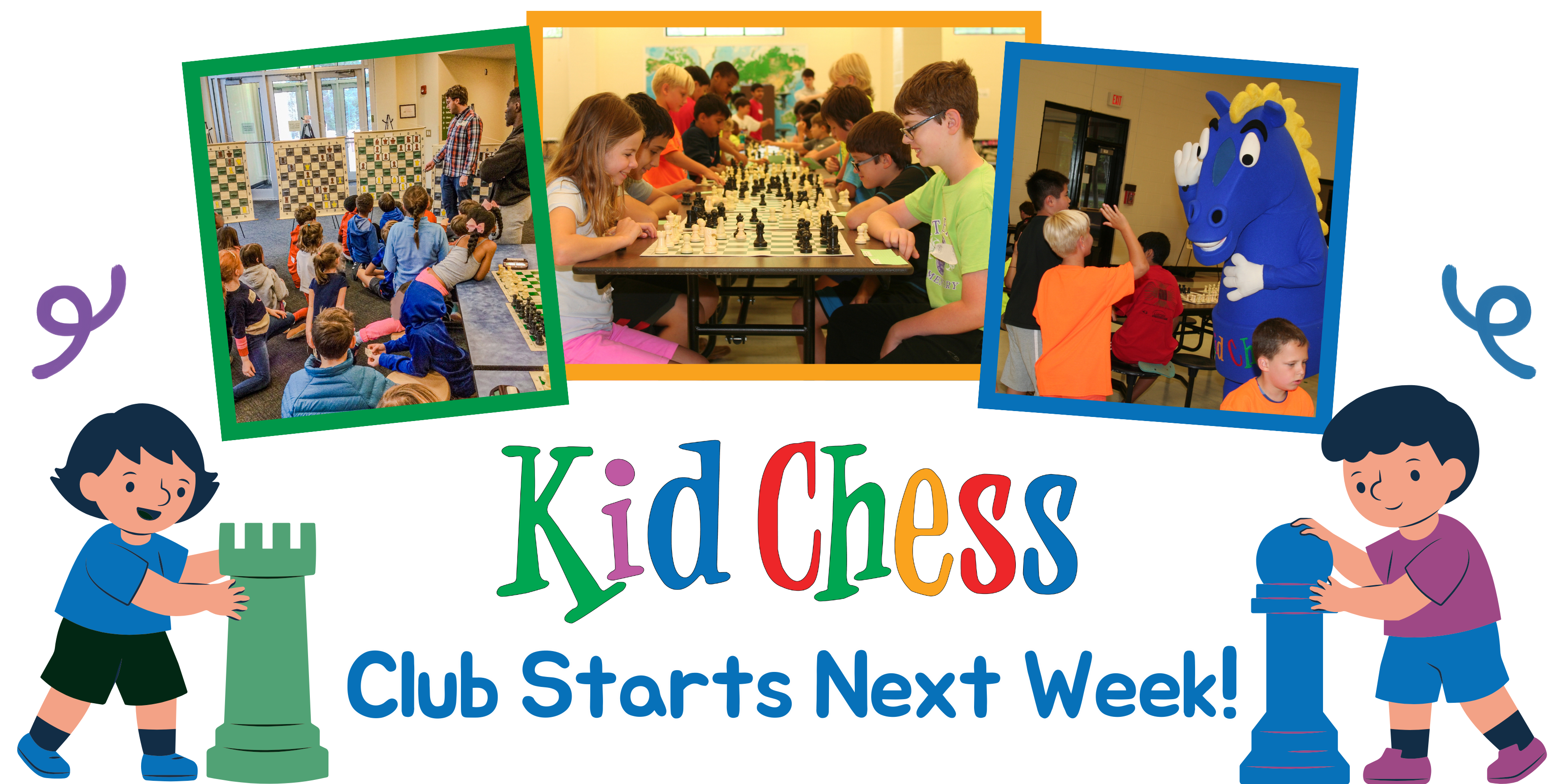 Kid Chess Club Starts Next Week