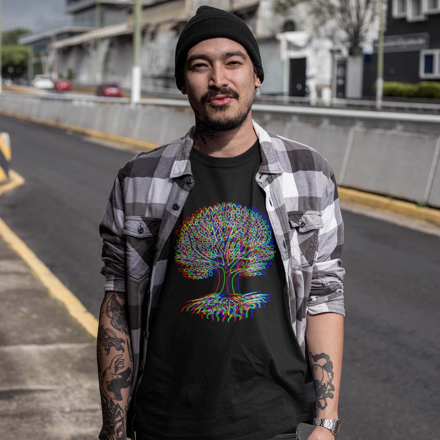 Psychedelic Tree Of Life Shirt for ravers and free spirits - Campiness World