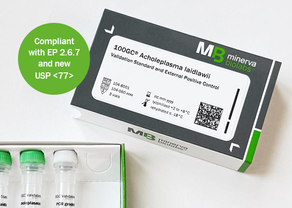 Photo of 100GC® Mycoplasma Standard packaging