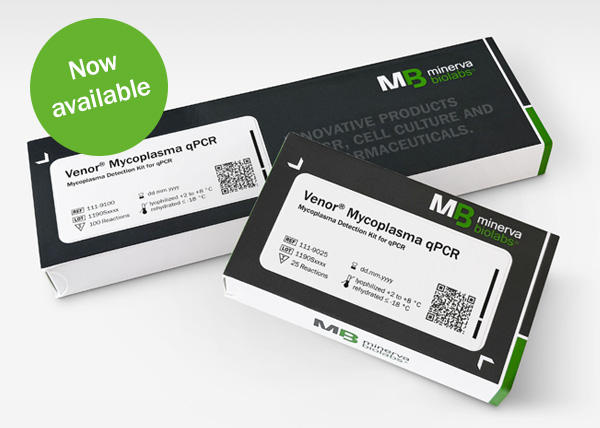 Package of new mycoplasma detection kit Venor® Mycoplasma qPCR