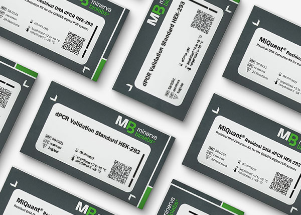 Package of MiQuant® Residual DNA HEK-293 – dPCR and dPCR Validation Standard HEK-293