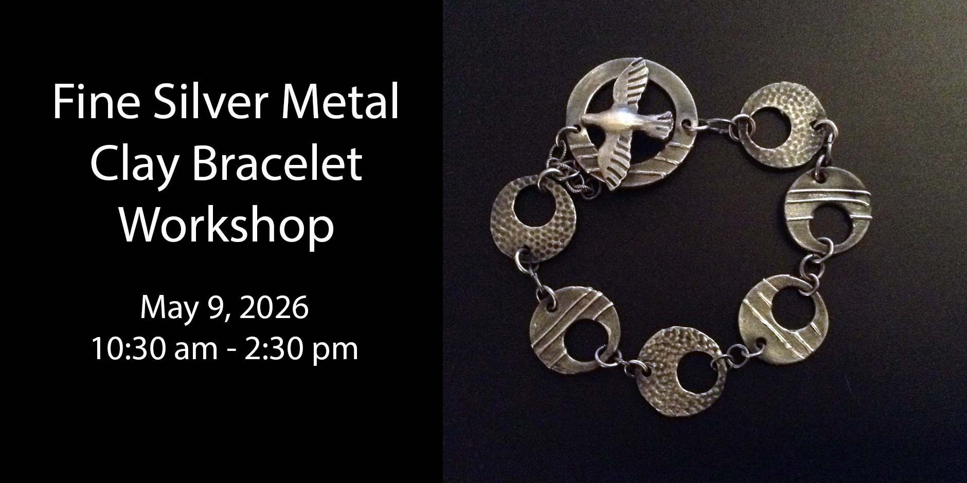 Fine Silver Metal Clay Bracelet