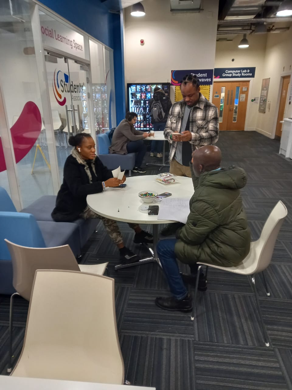 Still at the Glasgow Caledonian University, Scotland