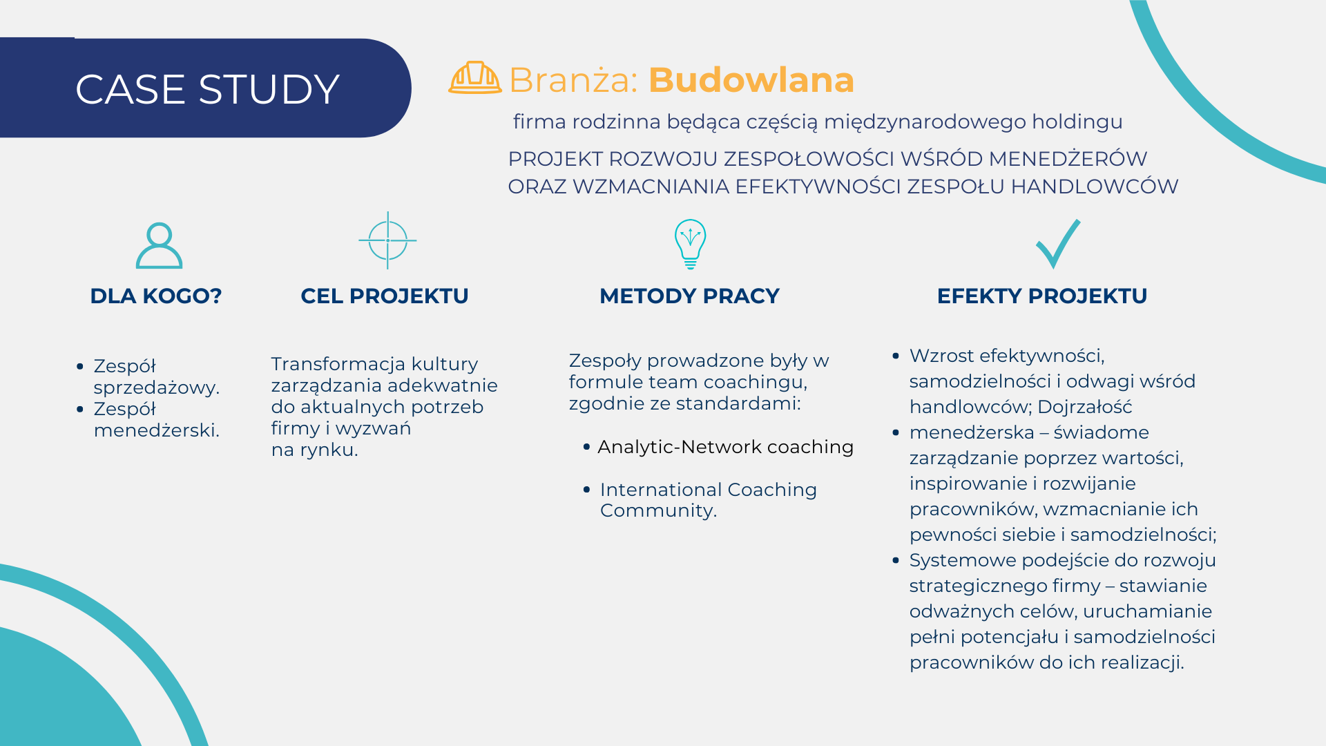 Case Study - branża budowlana