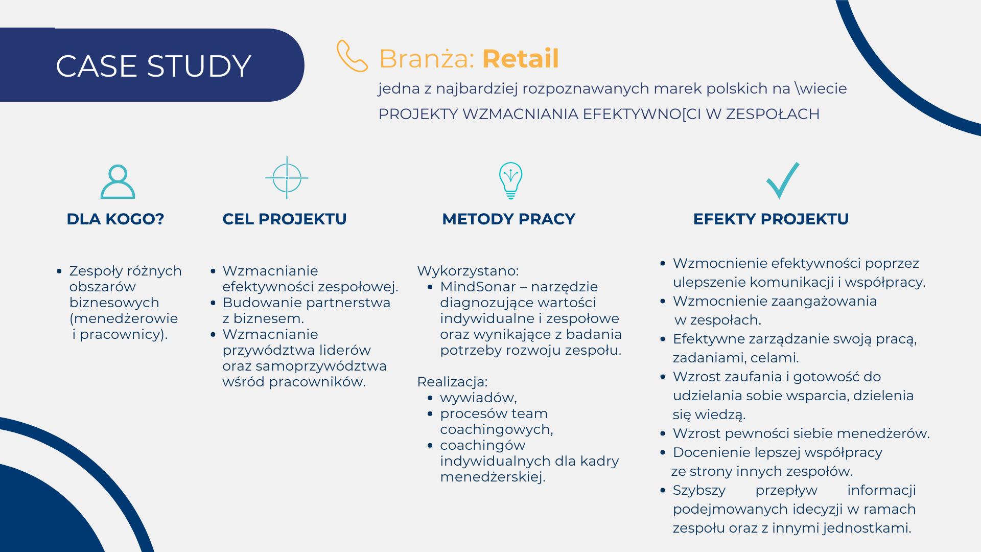 Case Study - branża Retail