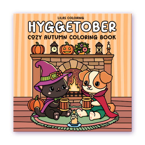 Hyggtober Cozy Autumn Coloring Book