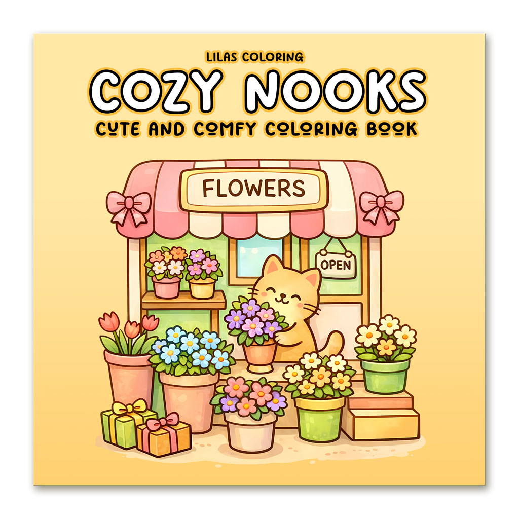 Cozy Nooks Cute and Comfy Coloring Book