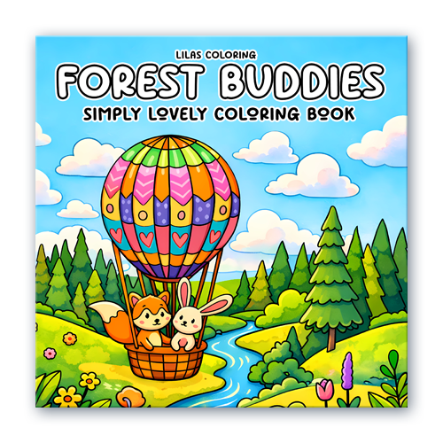 Forest Buddies Simply Lovely Coloring Book