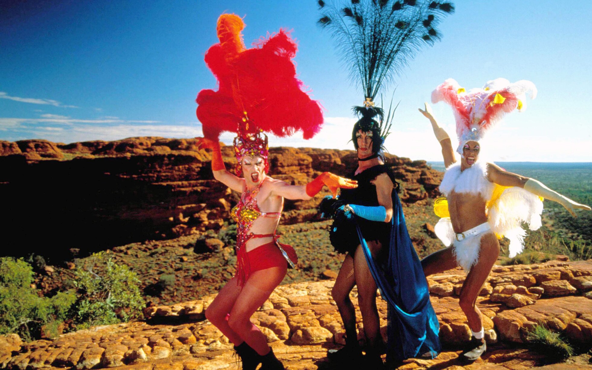 Cock in a Frock on a Rock from the movie The Adventures of Priscilla, Queen of the Desert