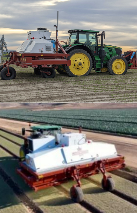 CES robotic laser weed-killer electronics for precision agriculture