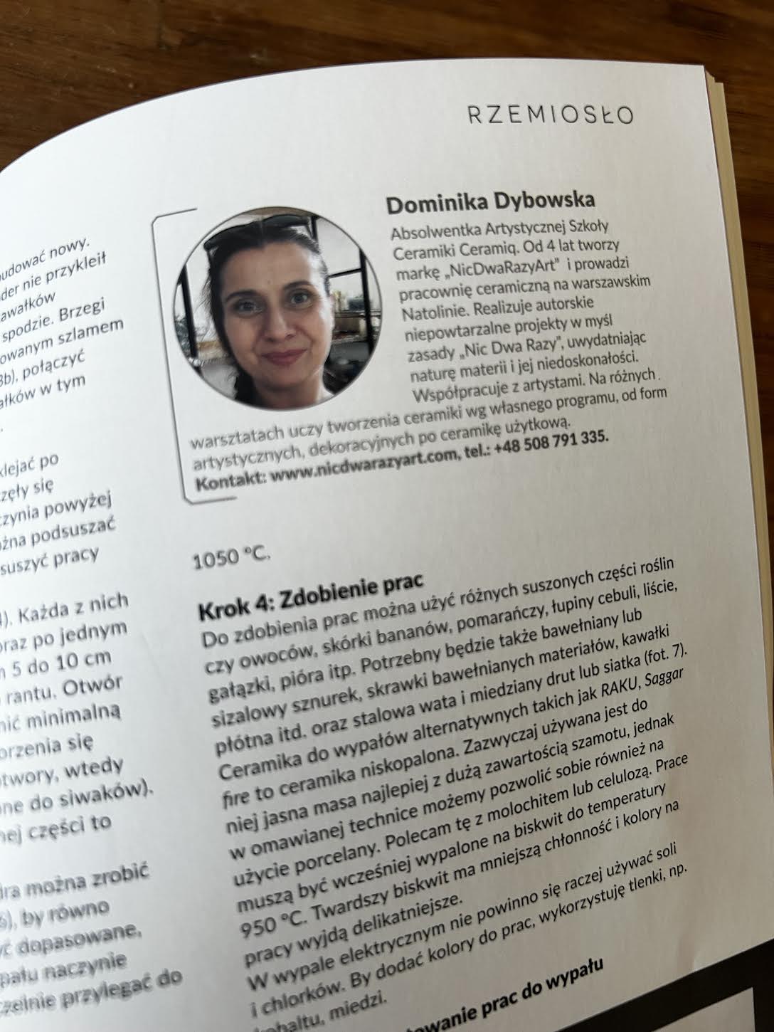 Master Class Dominika Dybowska SAGGAR w piecu elektrycznym