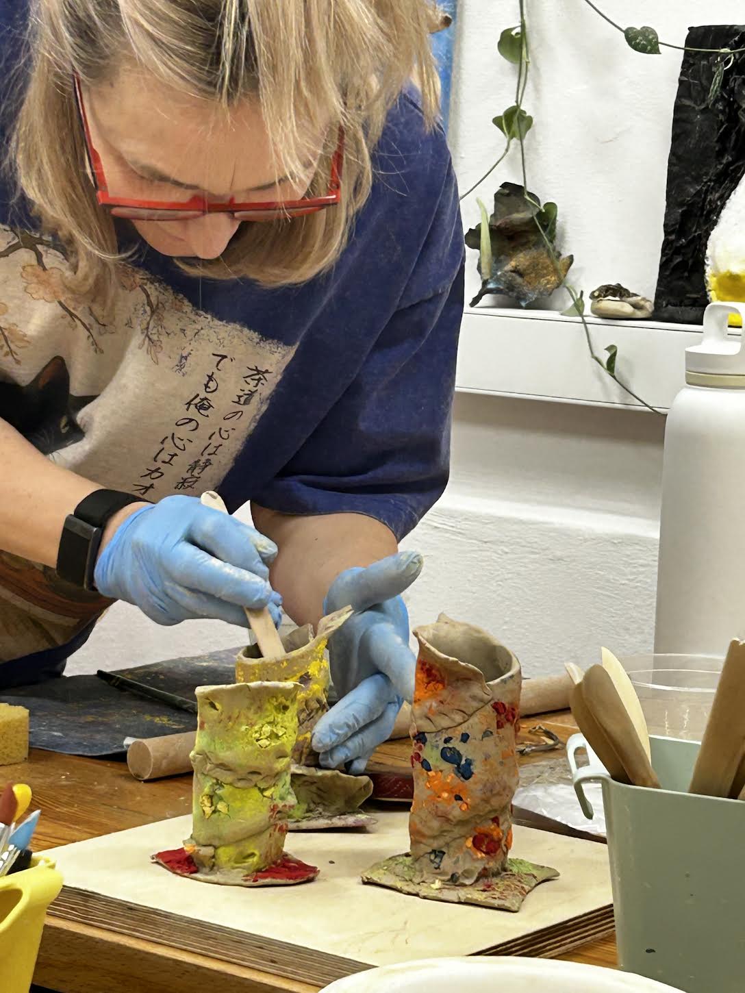 Kadr z warsztatów Ceramiczna Przygoda