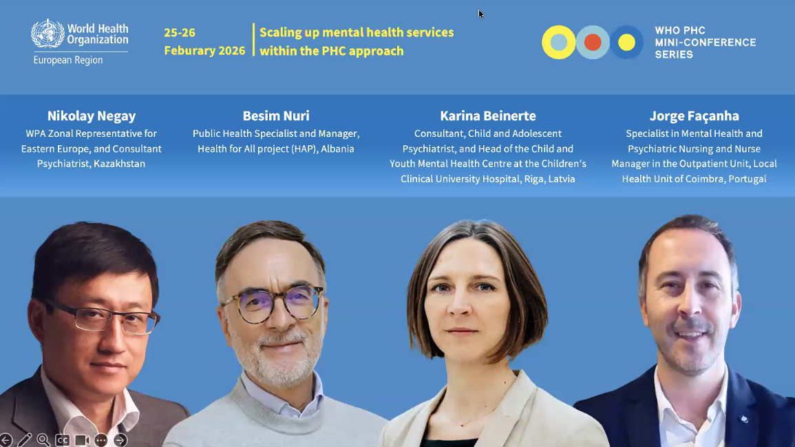 HAP at WHO's Miniconference on Mental Health in PHC