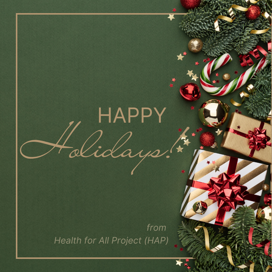 Holiday greetings from HAP